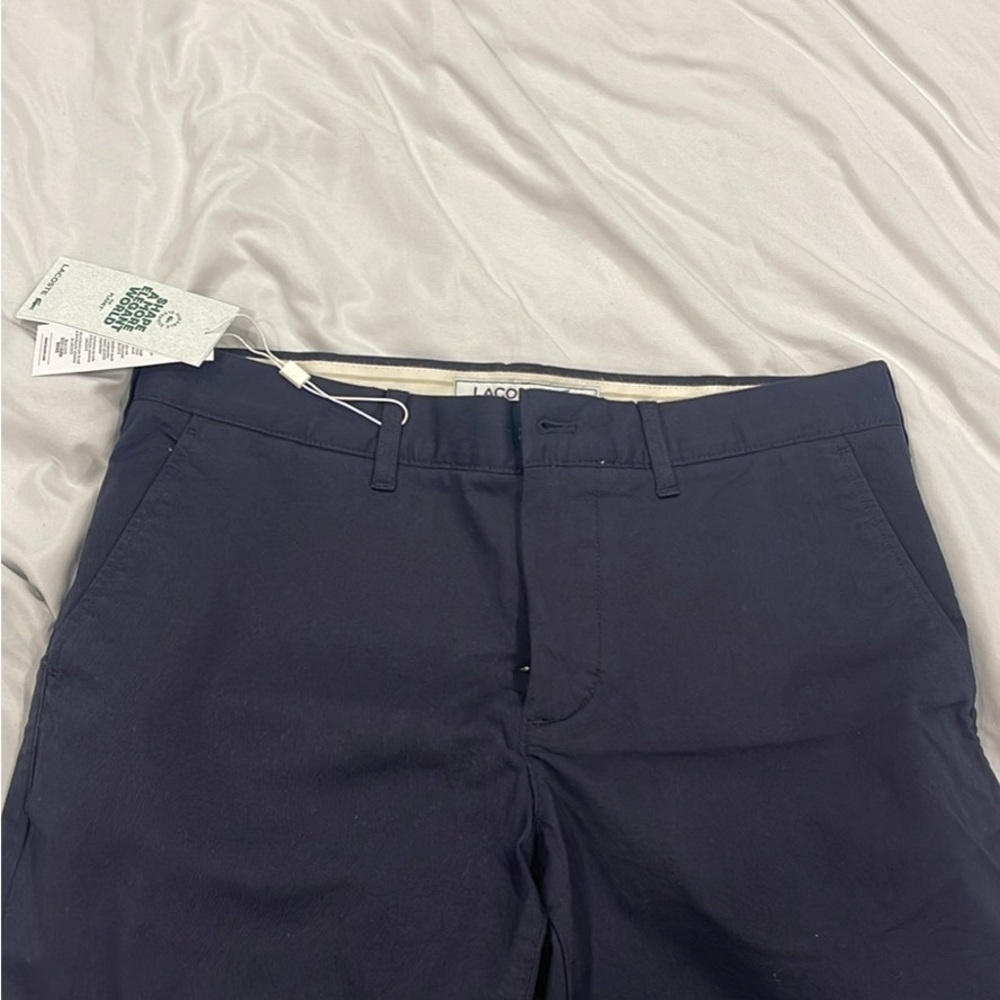 Lacoste Men's Dark Blue Chinos